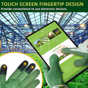 ถุงมือทำสวนหนังคุณภาพสูงขายส่ง-คุณภาพสูงสั่งทำพิเศษป้องกันการบาดและกันน้ำ - Product Image 4