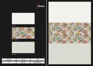 Acabado de pared con azulejos cerámicos de 300x600 mm para baño y cocina, acabado brillante, mate, con efecto de azúcar tallado, diseño de pared interior de lujo. - Product Image 4