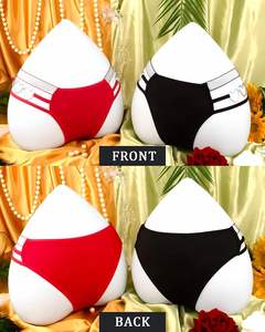 Tanga de Bikini de Corte Alto con Logotipo Personalizado OEM, Ropa Interior Sexy para Mujer, Tanga Menstrual a Prueba de Fugas de Algodón de Talla Grande con Estampado - Product Image 3