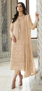 Nueva colección pakistaní Heavy Fox Georgette bordado secuencia traje de trabajo con Dupatta - Product Image 3