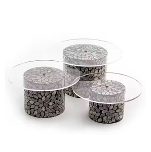 El soporte de pastel de nácar más exigente, soportes decorativos de último diseño para decoración de fiestas, bodas y cumpleaños, superventas - Product Image 1