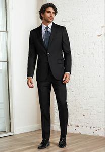 สูท2ชิ้นสำหรับผู้ชายสูททำงานปาร์ตี้งานแต่งงาน - Product Image 3