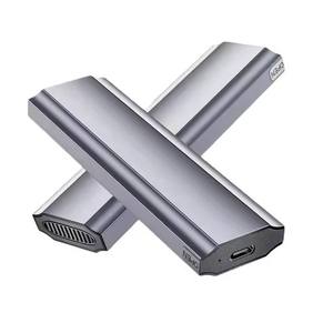 Portable Aluminum M.2 Nvme NGFF <b>Ssd</b> case <b>Enclosure</b> Dual Protocol Type-C Port USB 3.1 10Gbps Adapter for WD M.2 <b>Ssd</b> - Product Image 5