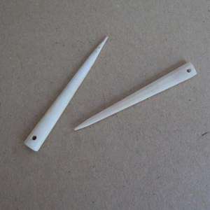 Aiguilles à broder en os naturelles, écologiques, de haute qualité, faites à la main, pour la couture et l'artisanat - Design moderne - Product Image 2