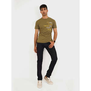 CHEVIS 100% Cotton Graphic Slim Fit T-Shirt Casual Streetwear Animated Pattern Loose Fit Long Length 300 GSM Jersey Compressed - Product Image 1
