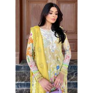 Robe en mousseline bohème pour femme, respirante, imprimée à la main, pour le printemps/été - Product Image 5