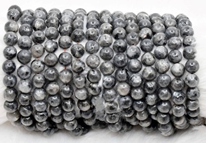 Huge Demand Attractive Natural Loose Beads Wholesale Black <b>Labradorite</b> a 8mm Round Gemstone Beads Anshul Impex - Product Image 4