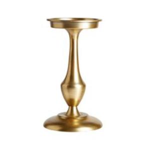 Portavelas de latón único con hermosas tallas artesanales y un pulido dorado perfecto para temas de decoración del hogar y fiestas - Product Image 3