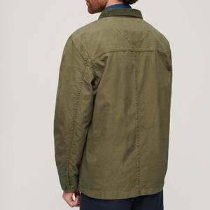 Dernière conception Veste de pluie vintage de haute qualité avec logo personnalisé pour hommes, veste d'hiver en coton avec bouton et rembourrage en toile pour garçons - Product Image 6