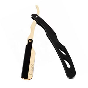 Mejor Fabricante Pissco de Navajas de Afeitar Rectas para Hombre, Navaja de Afeitar Plegable de Acero Inoxidable, Herramientas de Belleza, Logotipo Personalizado - Product Image 5