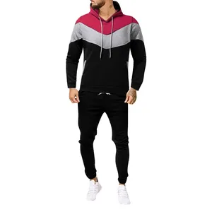 Son yeni sweatpants ve hoodie seti jogger seti koşu kıyafetleri boş parça eşofman takımlar özel sıcak satış erkekler için 2024 eşofman