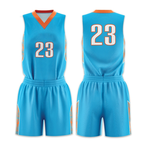 Diseña tu propio uniforme de baloncesto con logotipo a precio barato Uniforme de baloncesto de último diseño al por mayor con todos los tamaños disponibles - Product Image 1