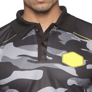 เสื้อโปโลลายพรางของผู้ชายเสื้อกีฬากอล์ฟคลับระบายอากาศได้พิมพ์ซับลิเมชันแบบแห้งเร็วออกแบบได้ตามต้องการ - Product Image 5