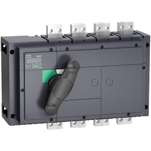 Per SCHNEIDER ELECTRIC 31343 Compact INS630b Interruttore Sezionatore da 630A con Maniglia Rotante Nera 4 Poli Versione Standard - Product Image 1