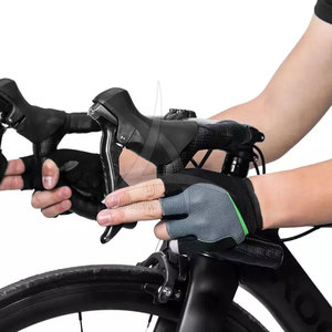 Guantes de Ciclismo de Cuero Ecológicos de Alta Calidad con Logotipo Personalizado y Tela a Medida - Product Image 3