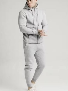 Custom OEM Premium Quality 100% Cotton Winter Tracksuits Unisex Regular Fit Heavyweight Hooded Sweatsuit/Tracksuit Sets - Product Image 5
