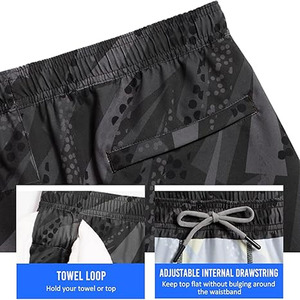 <b>Men's</b> Summer <b>Work</b> <b>Shorts</b> Loose Casual Solid Color Drawstring Pants with Patches Plus Size Five-Minute Cargo <b>Shorts</b> - Product Image 4