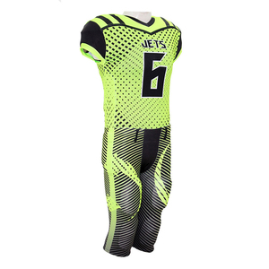 Conjunto de Uniforme de Fútbol Americano Personalizable, Pantalón y Camiseta Transpirables, Logotipo del Nombre del Equipo Bordado, Impresión por Sublimación Personalizada, Unisex - Product Image 4