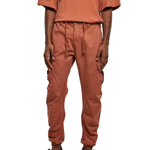 Pantalon Liso Algodón Elástico Cintura Bolsillo Borla Algodón Poliéster Deporte Mujer Y2k Cargo Pantalones para damas Ronpex - Product Image 5