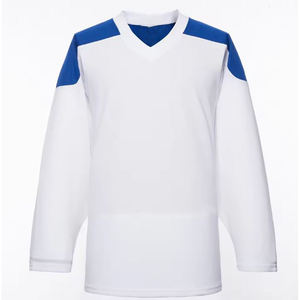 เสื้อเจอร์ซีย์ฝึกซ้อมฮ็อกกี้สำหรับผู้ชายและวัยรุ่นผ้าโพลีเอสเตอร์แห้งเร็วระบายอากาศได้ดี TBF-038สำหรับใส่เล่นฮ็อกกี้น้ำแข็ง - Product Image 2