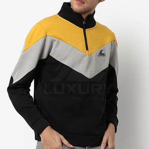 เสื้อสเวตเตอร์มีซิปครึ่งตัวรวมความรู้สึกสปอร์ตกับชุดลำลองที่ประณีต - Product Image 4