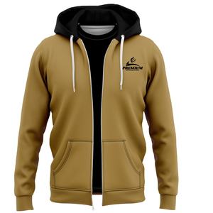 Nouveaux sweats à capuche d'hiver élégants pour hommes, 100% coton, surdimensionnés, couleurs et logo personnalisés, impression numérique - Product Image 1