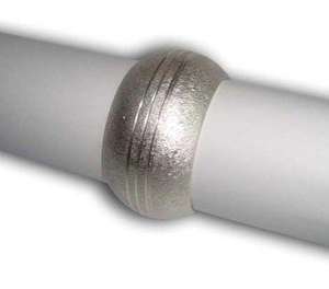 Attrayant Gracieux Design Unique Rond de Serviette Artisanal Haut Poli Beau Bois Naturel et Anneau de Tissu de Serviette en Résine - Product Image 2