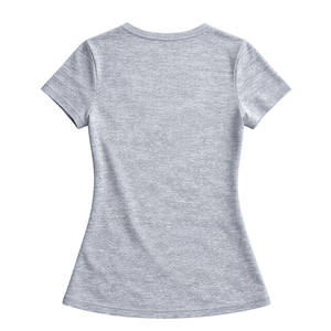 Camiseta Heather Grey Soror para mujer, camiseta rosa y verde de hermandad griega, ropa informal elegante para uso diario - Product Image 4
