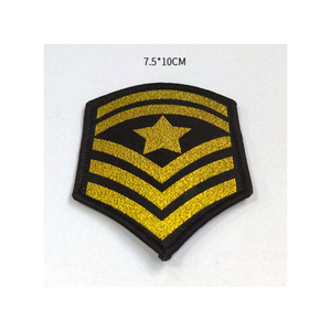 Parche de Seguridad con Diseño Nuevo, Insignia Bordada con Escudo, Decoración con Cuentas, Imperdible para Uniforme de Seguridad Tejido - Product Image 3