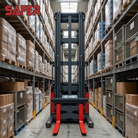 Chariot élévateur VNA tri-directionnel de 1,6 tonne, neuf d'usine, en promotion, avec batterie au lithium en option, levée de 8 m