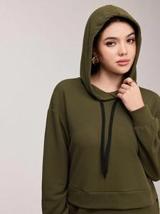 Ensemble de survêtement élégant pour femmes, vêtements de sport, style streetwear, pour l'entraînement, le fitness et le quotidien décontracté - Product Image 5