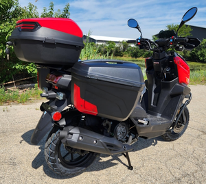 (EF) Scooter Moped 200cc Condor Tank 4 temps EFI à essence avec freins à disque - SADDLE BAG TANK 200 - Product Image 5