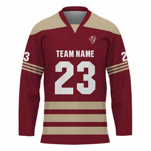 Conjunto de Jersey de hockey sobre hielo personalizado Premium OEM para hombres y mujeres jóvenes poliéster reciclado equipo uniforme sublimación diseño fábrica - Product Image 1