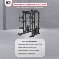 Équipement de musculation professionnel pour la maison, cage de musculation multifonction en acier robuste, machine Smith à double pile de poids 75 kg, entraînement complet du corps