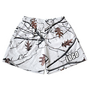 Short avec logo personnalisé OEM Short décontracté en polyester pour hommes pour la plage, la course à pied, la natation et le basket-ball pour hommes - Product Image 1