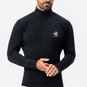 Premium Feel Soft Touch Long Sleeve High <b>Neck</b> Everyday Fashion Clothing <b>Men</b> <b>Turtle</b> <b>Neck</b> Shirt - Product Image 1