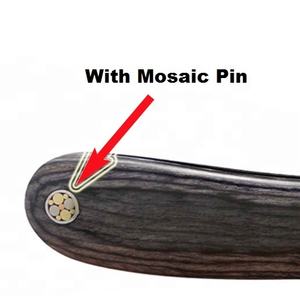 Maquinilla de afeitar clásica de acero damasco para hombre, afeitadora de barba y Barbero, hecha a mano, corte de garganta, afeitadora de seguridad - Product Image 4