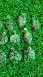 อัญมณีทรงหลังเบี้ยแบบชาวแคนาดาจี้โลหะหยกแคนาดา - Product Image 3