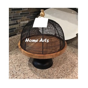 Iron Sweets Serving Tray With <b>Cover</b> Latest Design Round Shape Chocolates Tray With <b>Cover</b> For Wholesale Supplier - Product Image 6