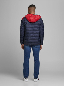 Chaqueta acolchada estampada OEM personalizada de alta calidad para hombre Chaqueta de invierno informal con logotipo personalizado para hombre con bolsillos con servicio OEM - Product Image 2