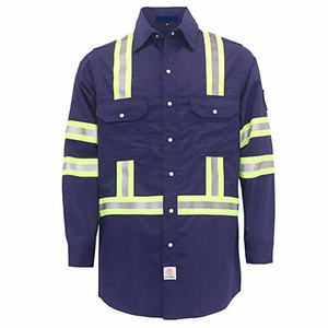 Men's Hi <b>Vis</b> Long Sleeve <b>T</b>-<b>Shirt</b> ANSI Class 3 Reflective Safety Lime <b>HIGH</b> Visibility Construction Work Customizable Logo Support - Product Image 1