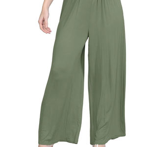 กางเกงเอวสูงสีเทอร์ควอยซ์สำหรับผู้หญิงกางเกงลำลองสำหรับผู้หญิงสำหรับฤดูร้อนและฤดูใบไม้ร่วง - Product Image 4