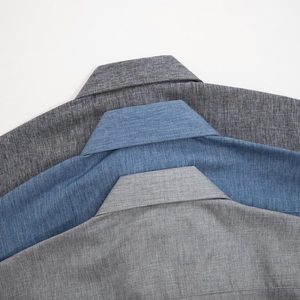 Camisa de Vestir de Lino Premium para Hombre TST 8185, Manga Larga, Botones Ocultos, Estilo Casual de Oficina, Antiarrugas, Verano - Product Image 6