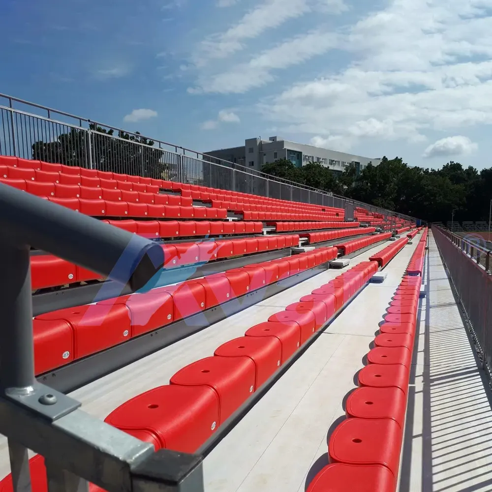 Avant 9Row gradinate in alluminio tribuna sistema di posti a sedere struttura metallica in acciaio temporaneo per spettatori posti da stadio di calcio