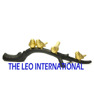 Juego de 2 esculturas con diseño de forma de hoja, esculturas modernas decorativas para el hogar chapadas en oro de Metal de latón de lujo de la India - Product Image 6