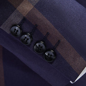 Conjunto de Traje Deportivo para Hombre 2025, Nuevo Modelo, Personalizado, Impermeable, de Doble Botonadura, en Poliéster/Algodón Peinado, con Logotipo Personalizado - Product Image 3