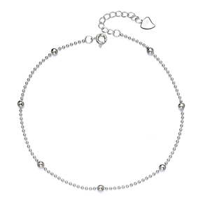 Cavigliera Religiosa Cristiana in Argento Sterling con Perle d'Acqua Dolce, Cristalli e Diamanti, Placcata in Oro e Rodio, Idea Regalo - Product Image 1