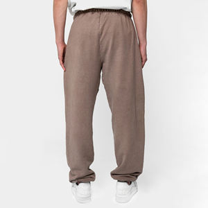 Pantalon de jogging droit décontracté pour homme grande taille, léger, en molleton 100 % coton, séchage rapide, respirant, avec cordon de serrage - Product Image 3