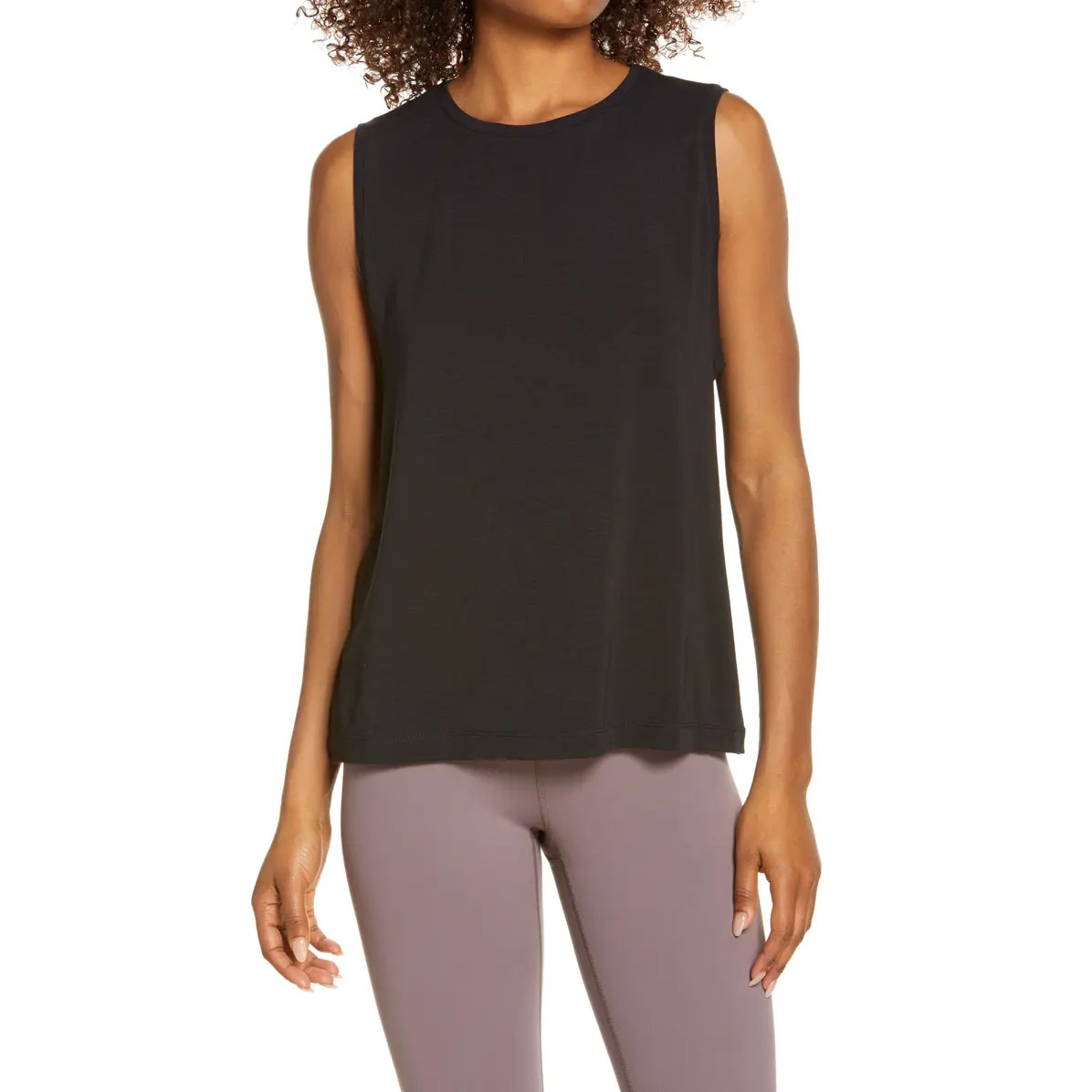 Women's Summer Eco-Friendly Quick-Dry Jersey Tank Top Loose Sleeveless Sport Shirt Workout Fitness Gym Yoga Design
