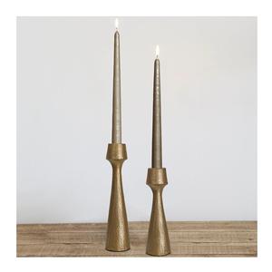 Portavelas con base de cono dorado elegante para decoración de chimenea, portavelas de 3 brazos para decoraciones del hogar, portavelas de estilo - Product Image 1